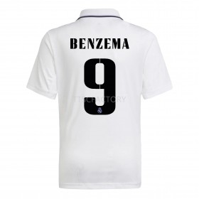 Koszulka Real Madryt Benzema 9 Domowe Stroje Piłkarskie 2022/23 Krótki Rękaw